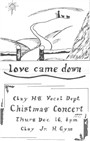 1971 Christmas Concert